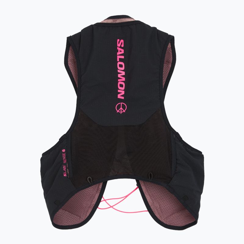 Futó mellény Salomon S/Lab Sense 6 Courtney Edition black/rose taupe 2