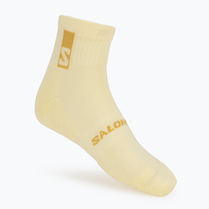 Zokni Salomon Everyday Ankle 3 pack dusty yellow/sea foam/stormy weather 2