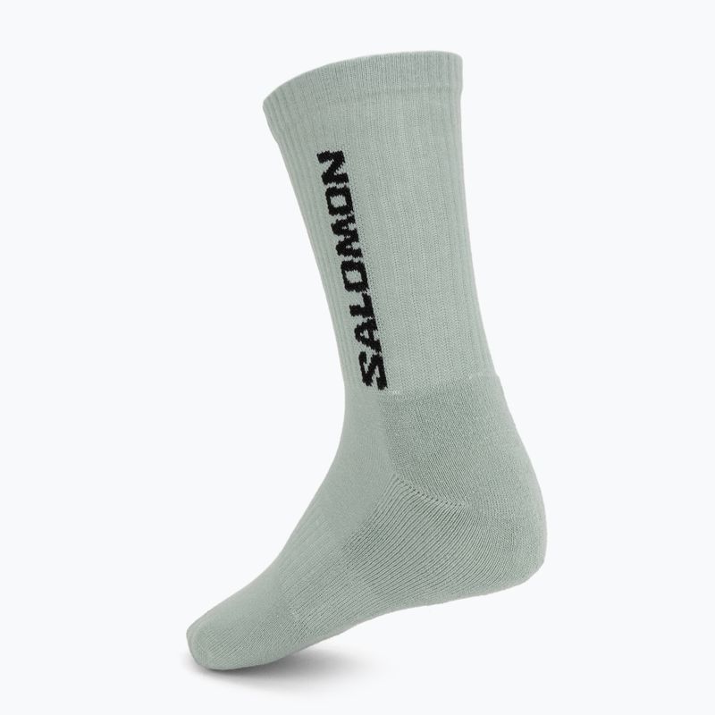Zokni Salomon Everyday Crew 3 pack stormy weather/sea foam/mustang 5