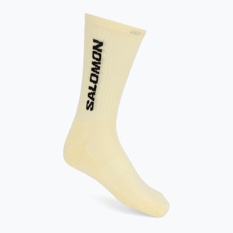 Zokni Salomon Everyday Crew 3 pack brunnera blue/dusty yellow/icy pink 2