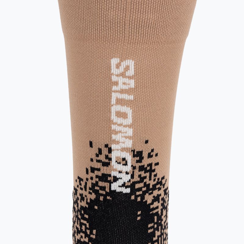 Zokni Salomon Gravel Crew burro/black/vanilla ice 3