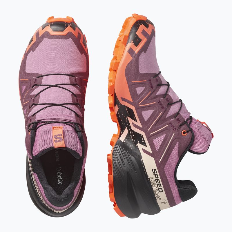 Női futócipők Salomon Speedcross 6 GTX dusky orchid/huckleberry 4