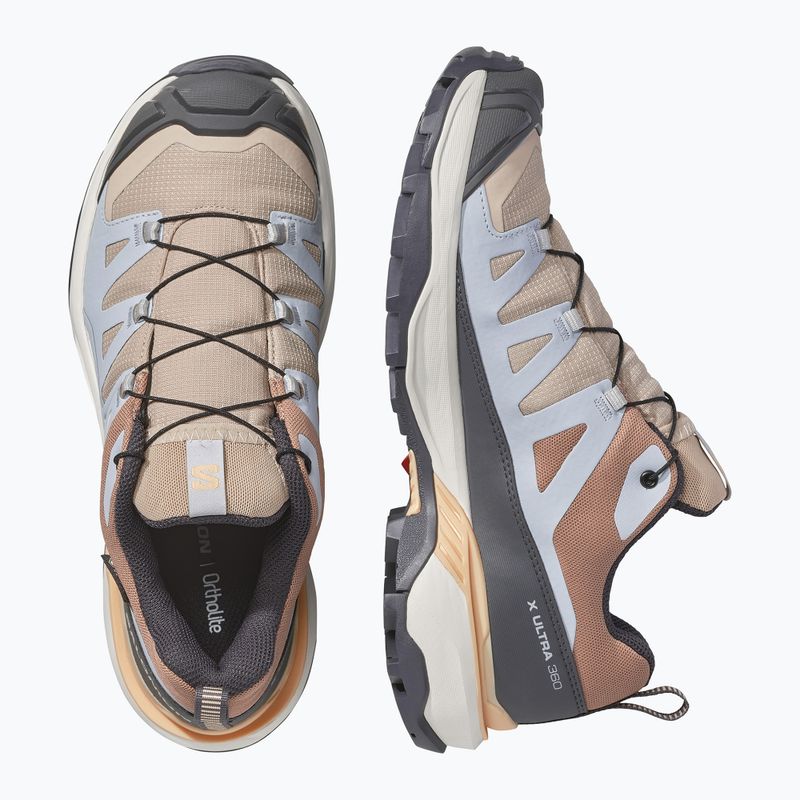 Női túracipők Salomon X Ultra 360 GTX oxford tan/pearl blue 3