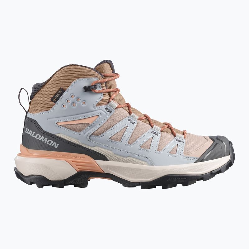 Női túracipők Salomon X Ultra 360 MID GTX oxford tan/pearl blue 2