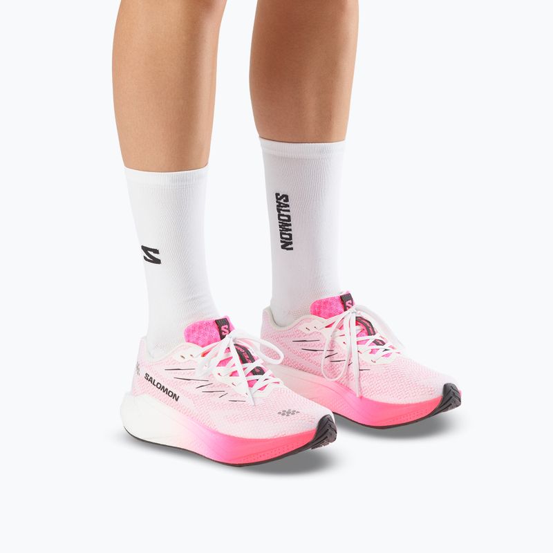 Női futócipők Salomon Aero Blaze 4 white/knockout pink 5