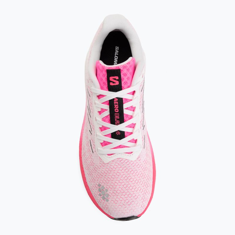 Női futócipők Salomon Aero Blaze 4 white/knockout pink 5