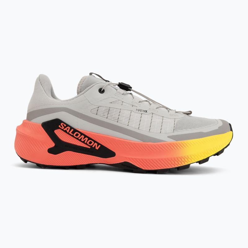 Férfi futócipők Salomon Genesis 2 gray violet/safety yellow 2