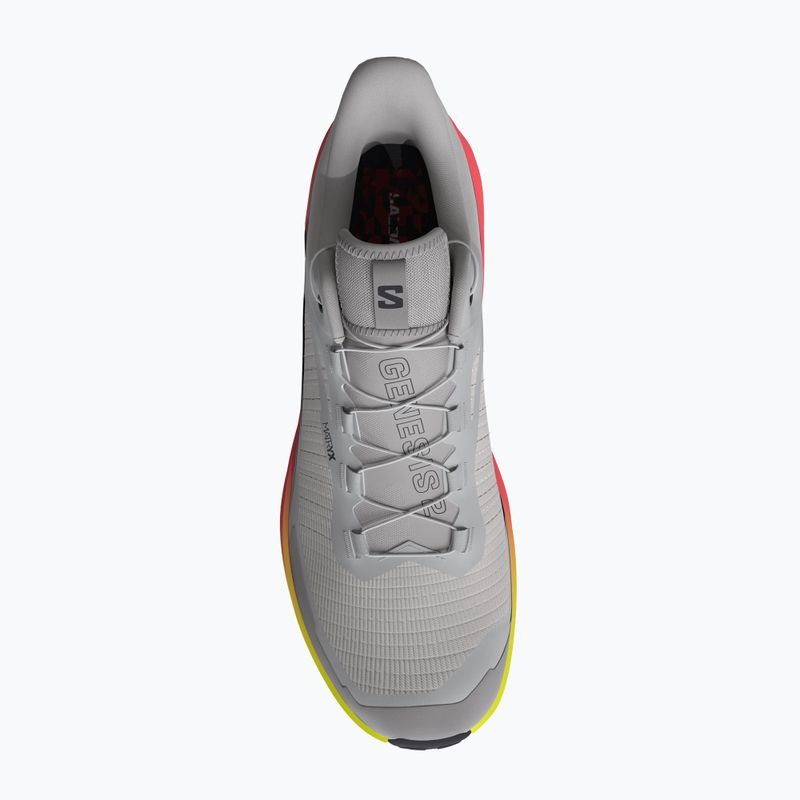 Női futócipők Salomon Genesis 2 gray violet/safety yellow 3