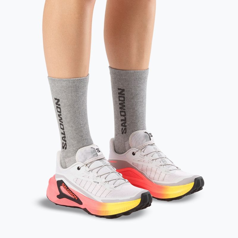 Női futócipők Salomon Genesis 2 gray violet/safety yellow 6