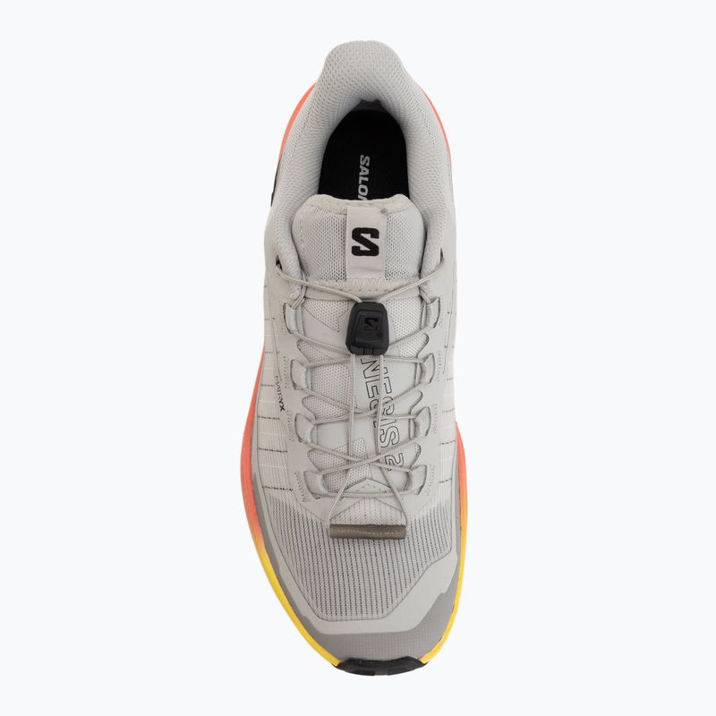 Női futócipők Salomon Genesis 2 gray violet/safety yellow 5