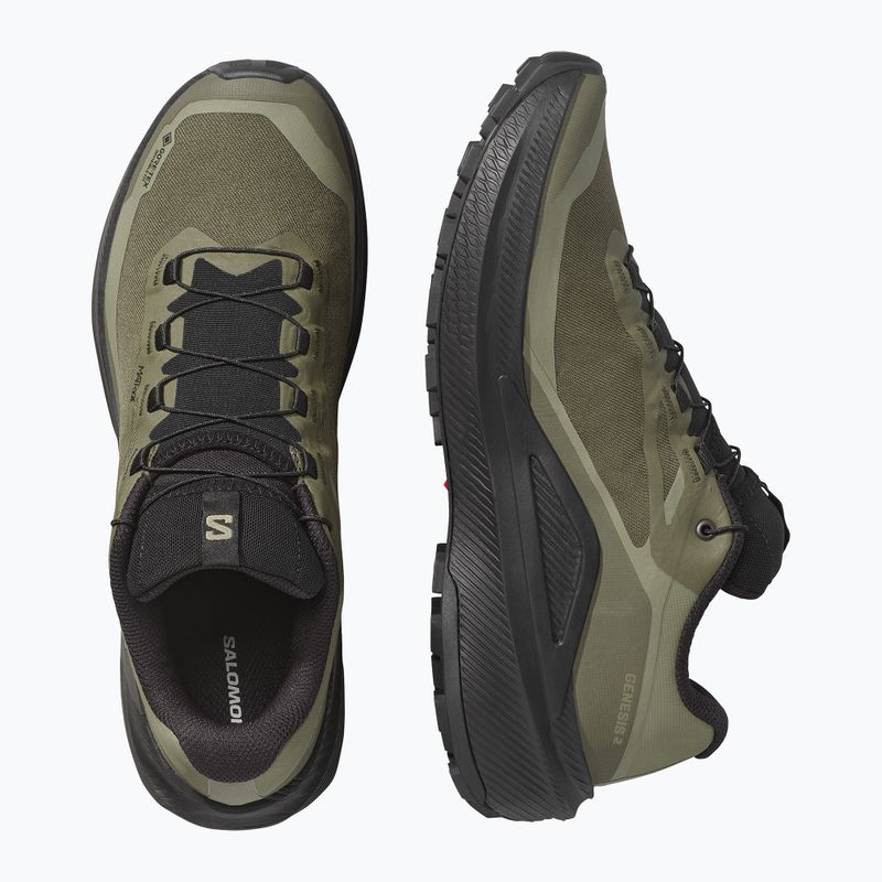 Férfi futócipők Salomon Genesis 2 GTX grape leaf/black 3