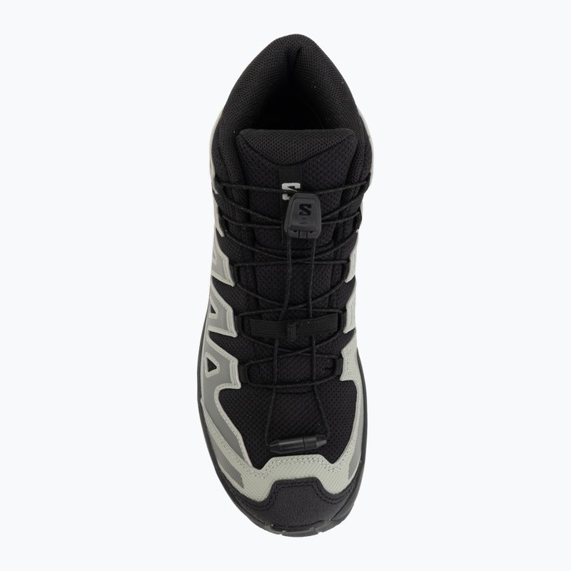 Gyermek kirándulócipők Salomon XA PRO MID Waterproof black/sedona sage 5