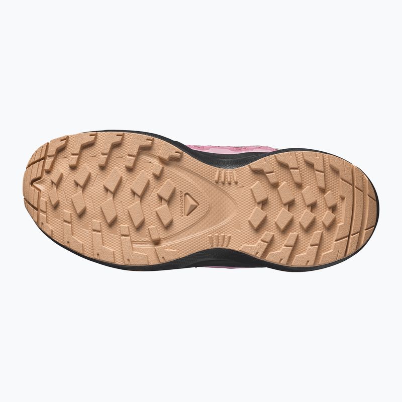 Gyermek kirándulócipők Salomon XA Pro Mid Waterproof nocturne/dusky orchid 4
