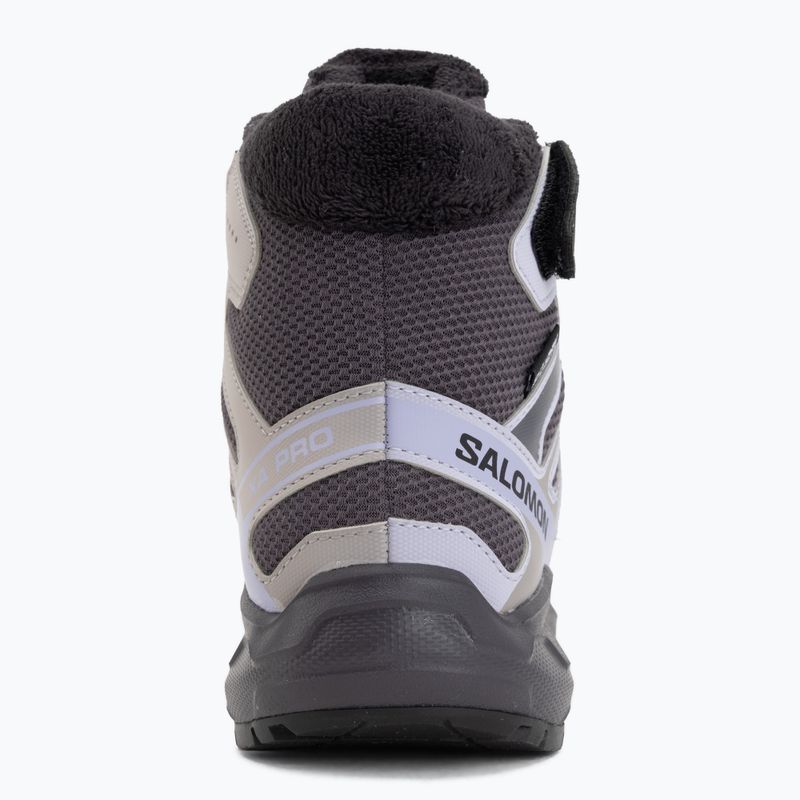 Gyermek kirándulócipők Salomon XA Pro Winter Waterproof nine iron/gull 6