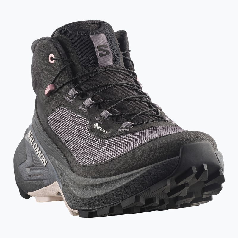 Női kirándulócipők Salomon Genesis Mid GTX black/dawn pink