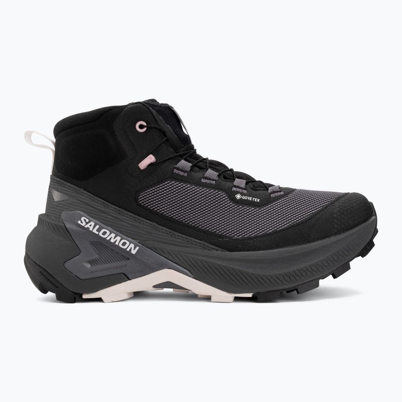 Női kirándulócipők Salomon Genesis Mid GTX black/dawn pink 2
