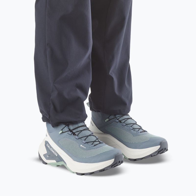 Női kirándulócipők Salomon Genesis Mid GTX grisaille/green milieu 5