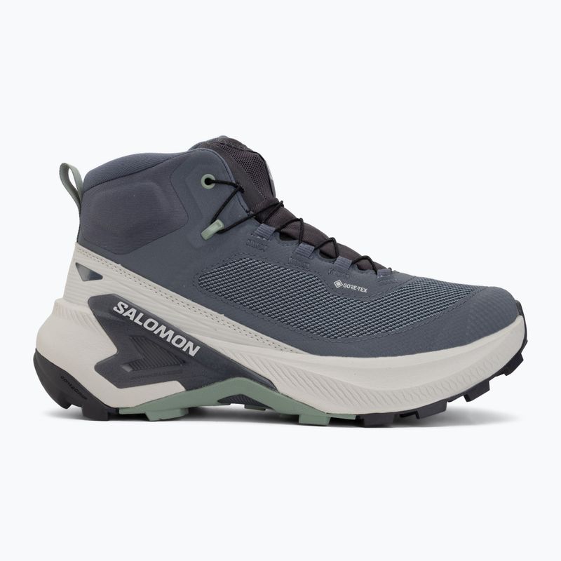 Női kirándulócipők Salomon Genesis Mid GTX grisaille/green milieu 2