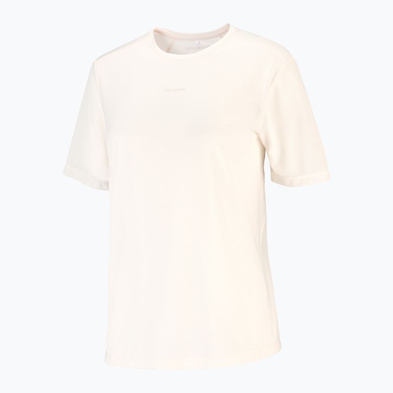 Női futó póló Salomon Shakeout Core GFX SS Tee whisper white/pink frosting 5