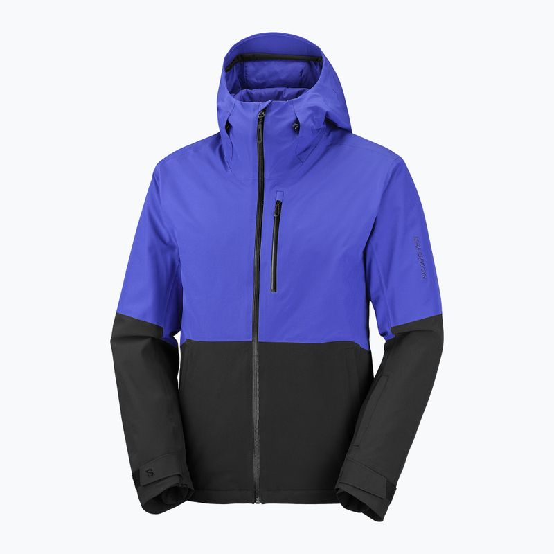 Férfi síkabát Salomon Highland clematis blue/deep black 7