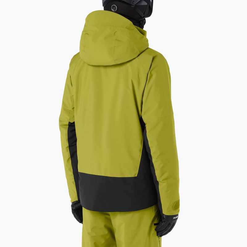 Férfi síkabát Salomon Brilliant 2.0 cardamon seed/deep black 2