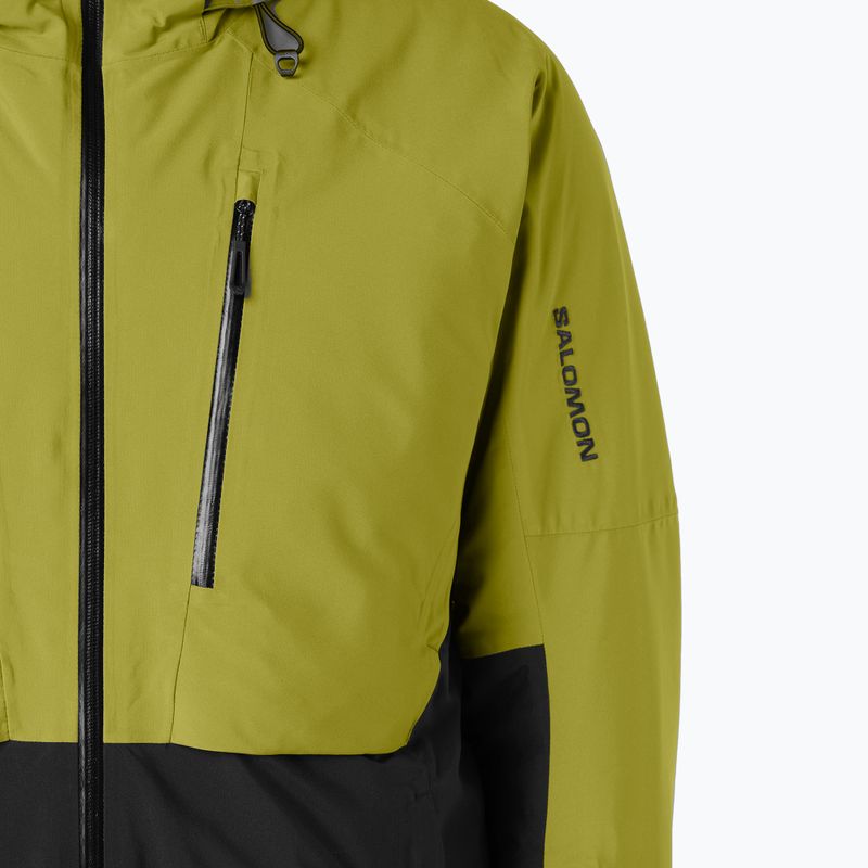 Férfi síkabát Salomon Brilliant 2.0 cardamon seed/deep black 4