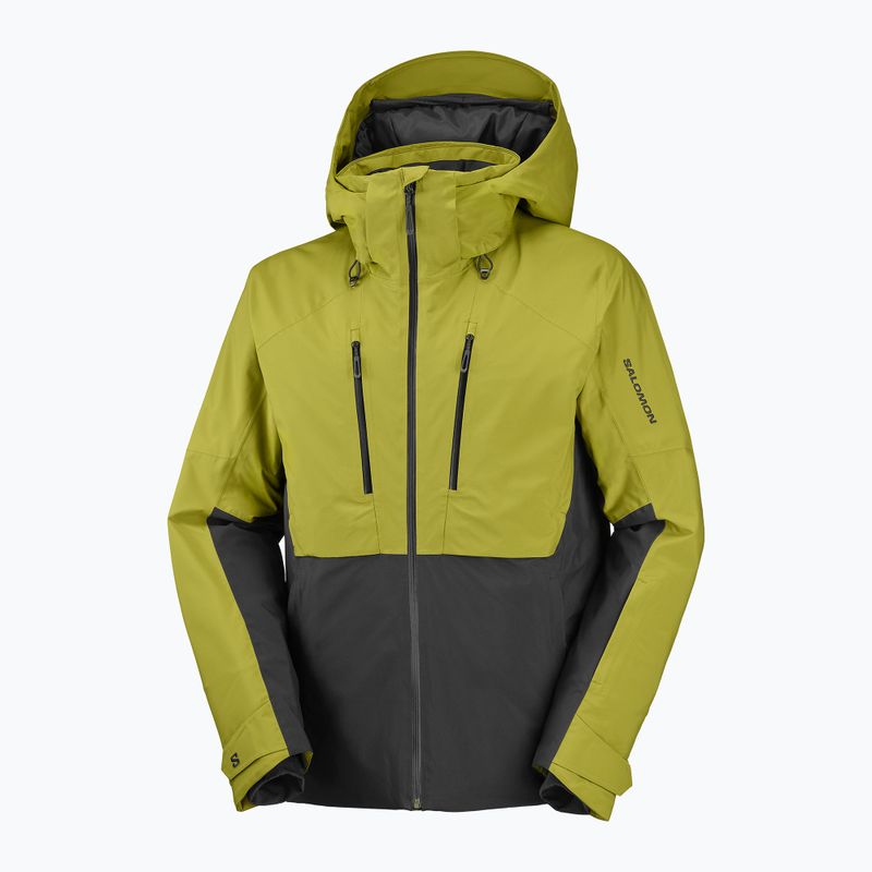 Férfi síkabát Salomon Brilliant 2.0 cardamon seed/deep black 7