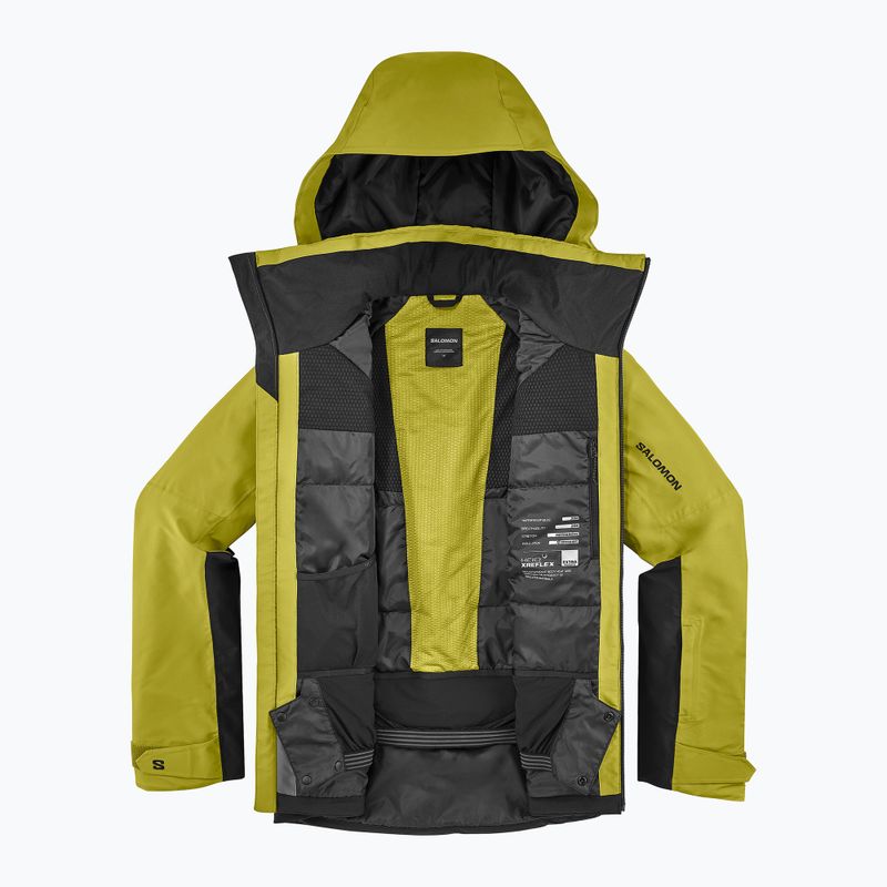 Férfi síkabát Salomon Brilliant 2.0 cardamon seed/deep black 8