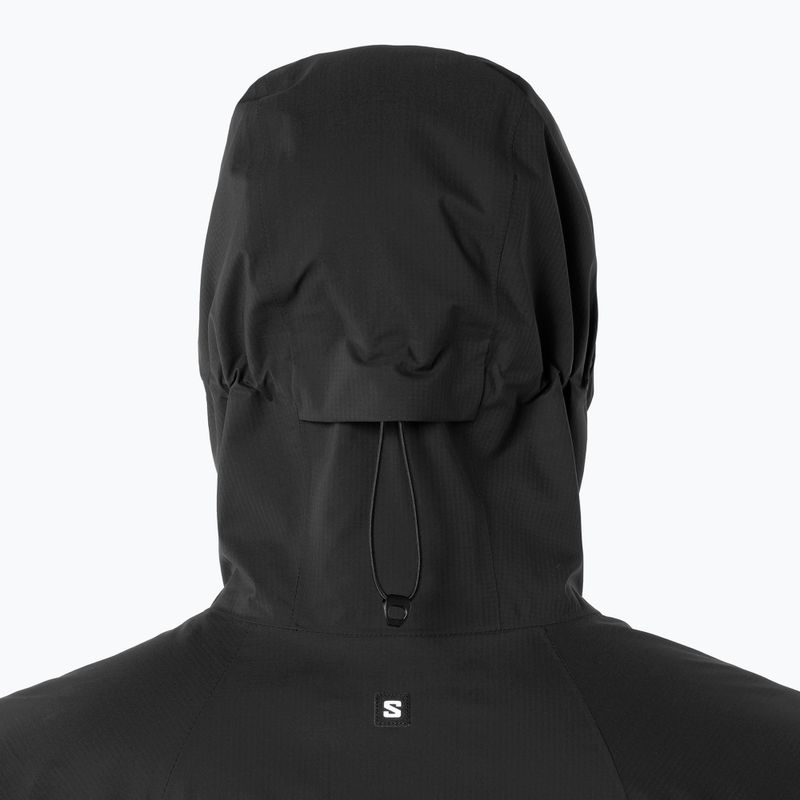 Férfi esőkabát Salomon Outquest 2.5L deep black 3