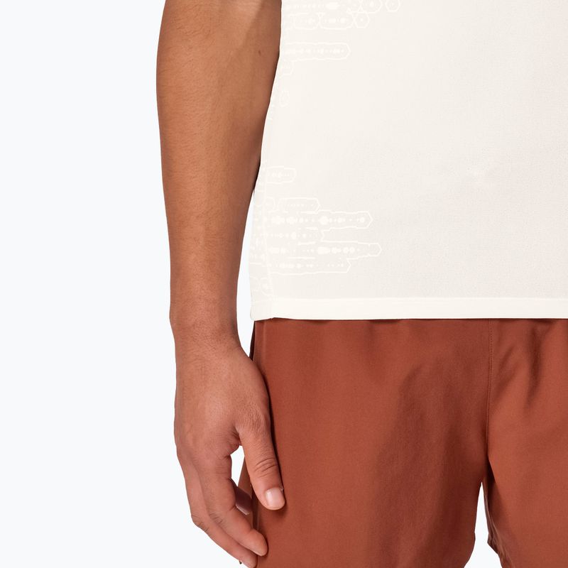 Férfi futó póló Salomon Sense Aero GFX Tee SS whisper white/raind day/bright white 3