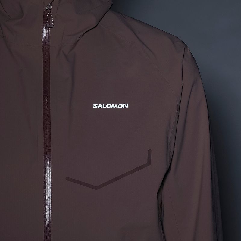 Női futókabát Salomon Bonatti Waterproof antler 8