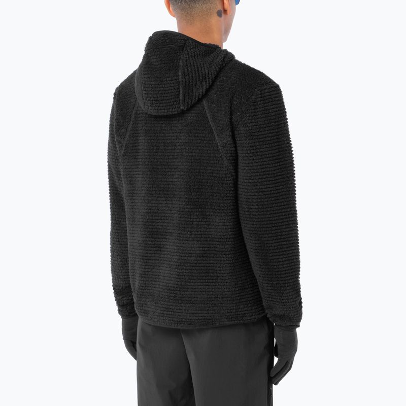 Férfi polár pulóver Salomon Thernova Fleece Hoodie deep black 2