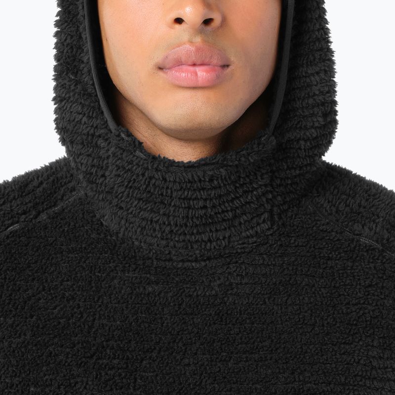 Férfi polár pulóver Salomon Thernova Fleece Hoodie deep black 3