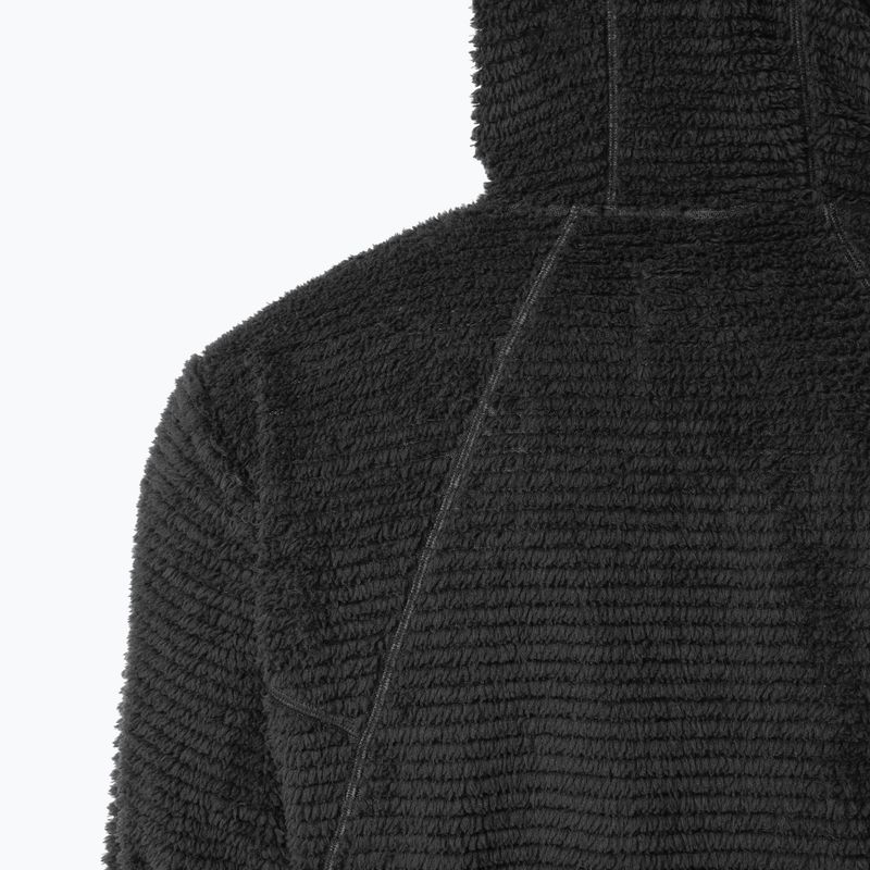 Férfi polár pulóver Salomon Thernova Fleece Hoodie deep black 4