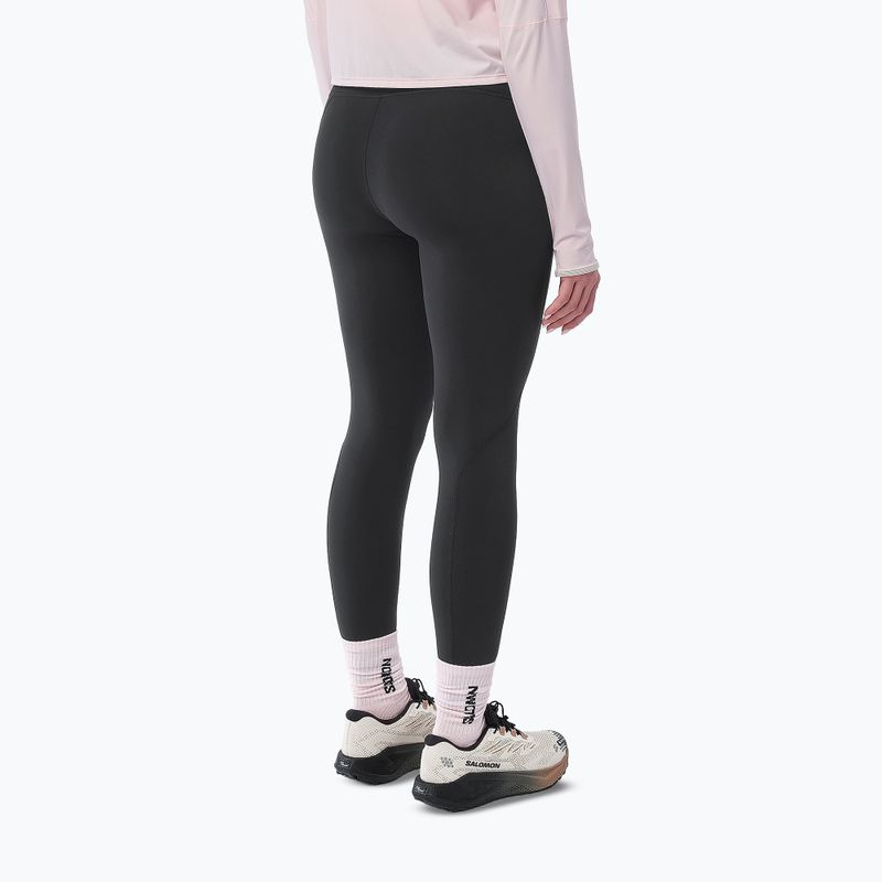 Női futóleggingsek Salomon Shakeout Core Warm Tights deep black 2
