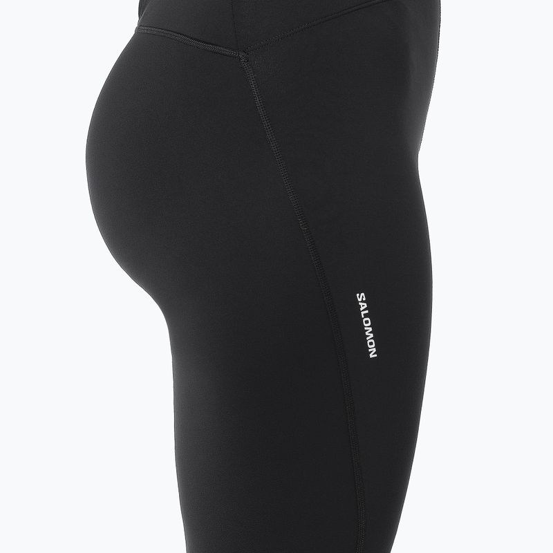 Női futóleggingsek Salomon Shakeout Core Warm Tights deep black 3