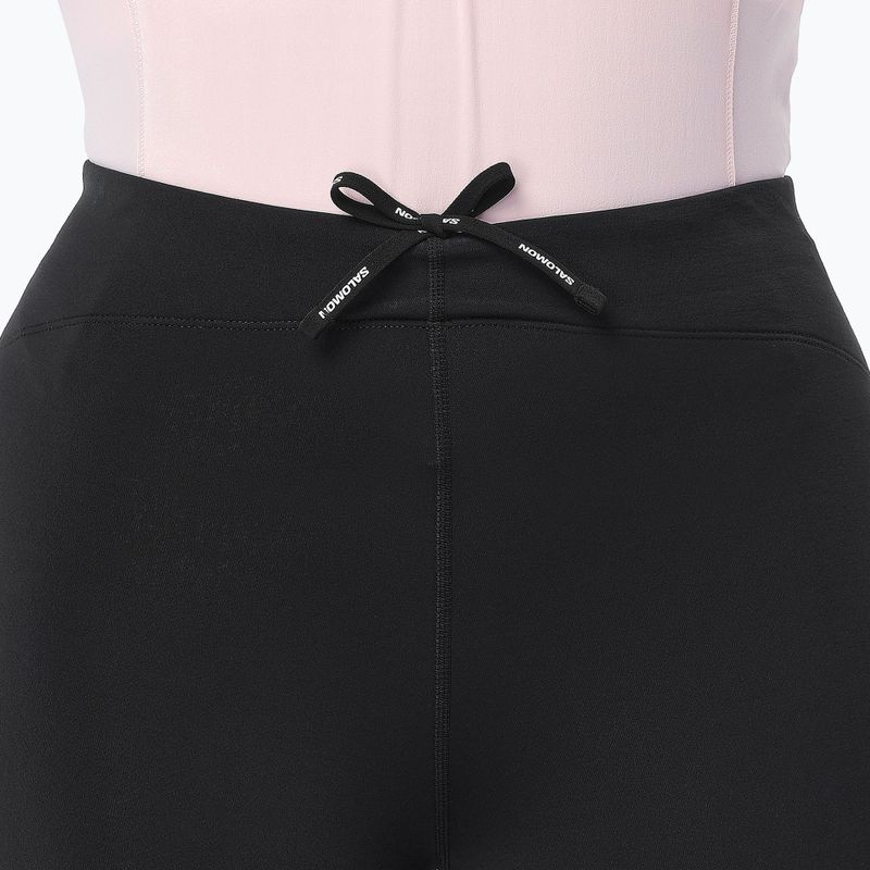 Női futóleggingsek Salomon Shakeout Core Warm Tights deep black 4
