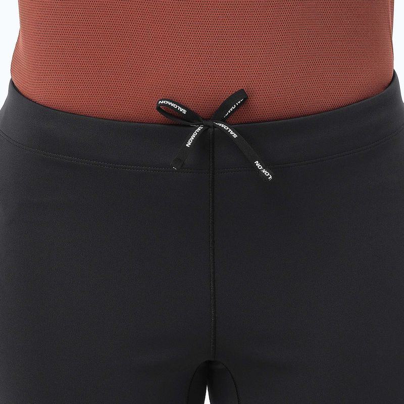 Női futóleggingsek Salomon Sense Softshell Tights deep black 3