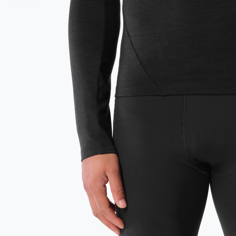 Férfi futó hosszú ujjú póló Salomon Sense Merino Tee LS deep black 5
