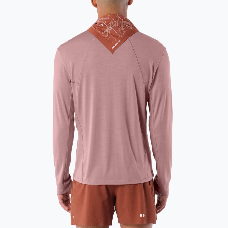 Férfi futó hosszú ujjú póló Salomon Sense Merino Tee LS antler 3