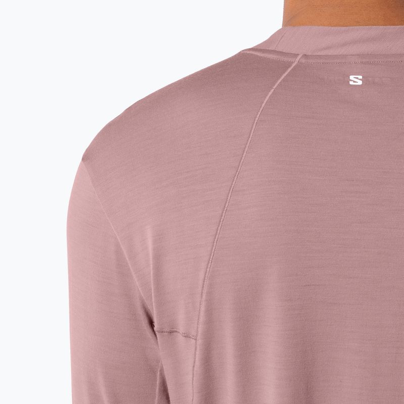 Férfi futó hosszú ujjú póló Salomon Sense Merino Tee LS antler 5