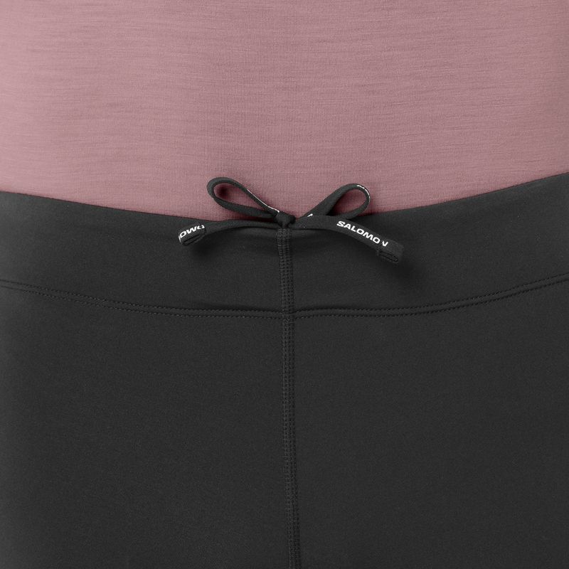 Férfi futóleggingsek Salomon Shakeout Core Warm Tights deep black 4