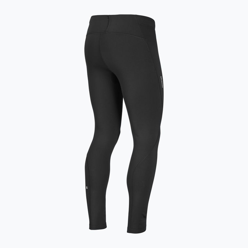 Férfi futóleggingsek Salomon Shakeout Core Warm Tights deep black 9