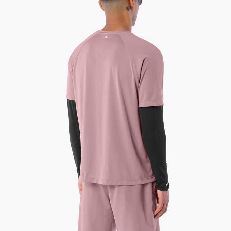 Férfi futó póló Salomon Shakeout Core SS Tee antler 2