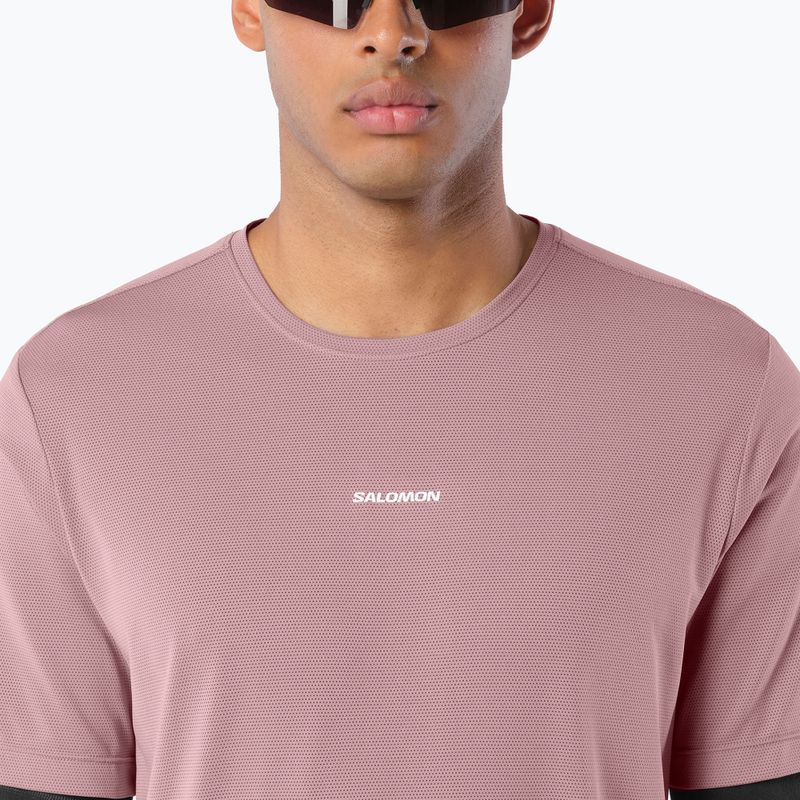 Férfi futó póló Salomon Shakeout Core SS Tee antler 3