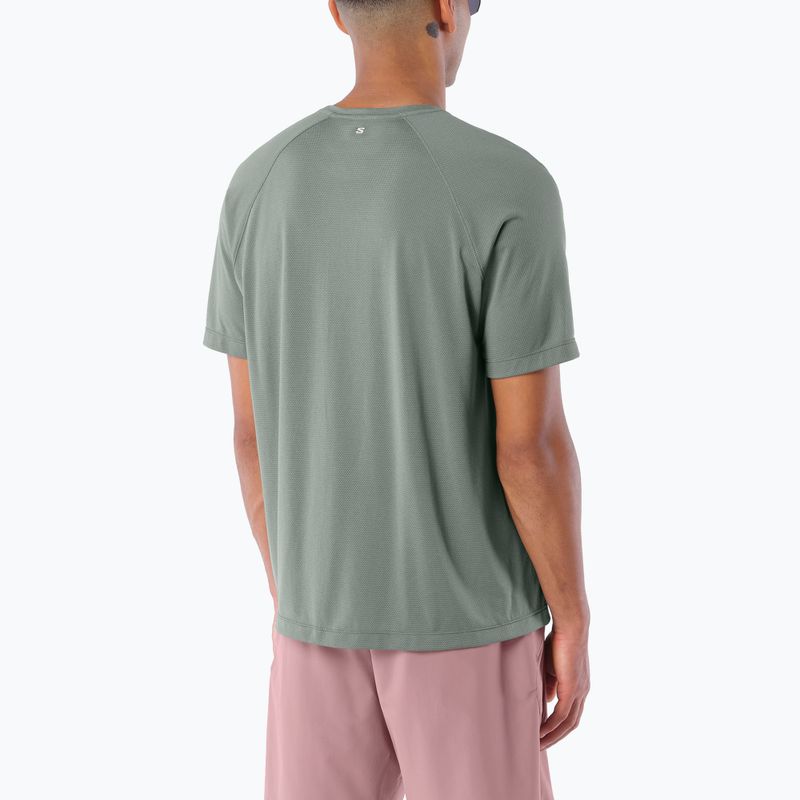 Férfi futó póló Salomon Shakeout Core SS Tee castor gray 2