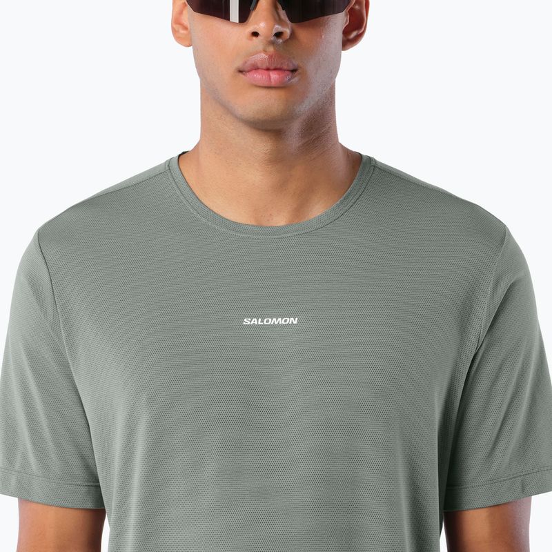 Férfi futó póló Salomon Shakeout Core SS Tee castor gray 3