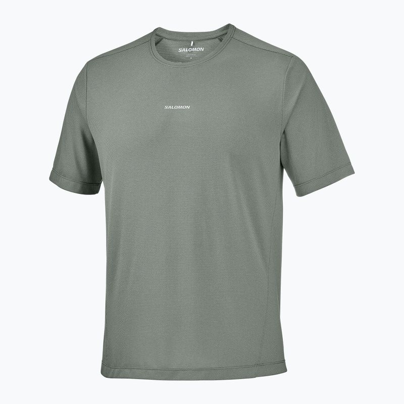 Férfi futó póló Salomon Shakeout Core SS Tee castor gray 4
