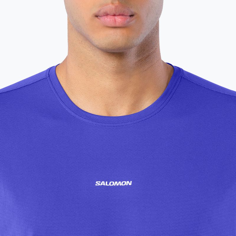 Férfi futó póló Salomon Shakeout Core SS Tee clematis blue 3