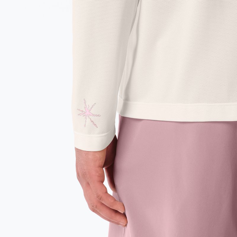 Férfi futó hosszú ujjú póló Salomon Shakeout Core Tee GFX LS whisper white/pink frosting 4
